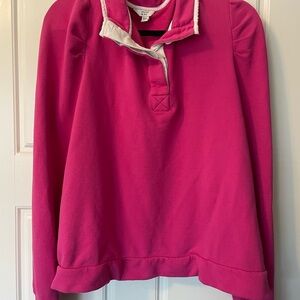 Crown & Ivy Pink Pullover Sweatshirt